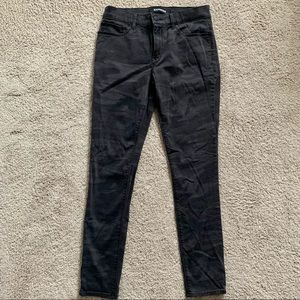 Express Grey Camo Ankle Jeans / Leggings